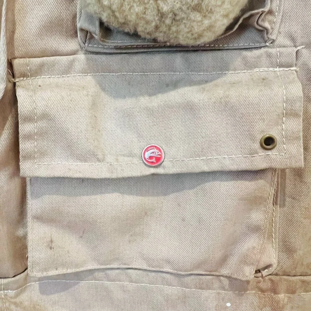 Vintage 1950's IDEAL Fly Fishing Vest MEDIUM RARE